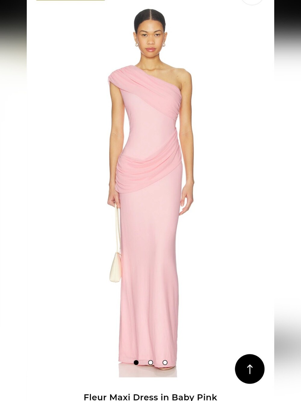 Rwvolve Superdown Fleur Maxi Dress in Baby Pink Size Small Nwot